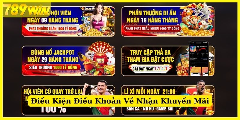 Điều kiện điều khoản khuyến mãi 789Win